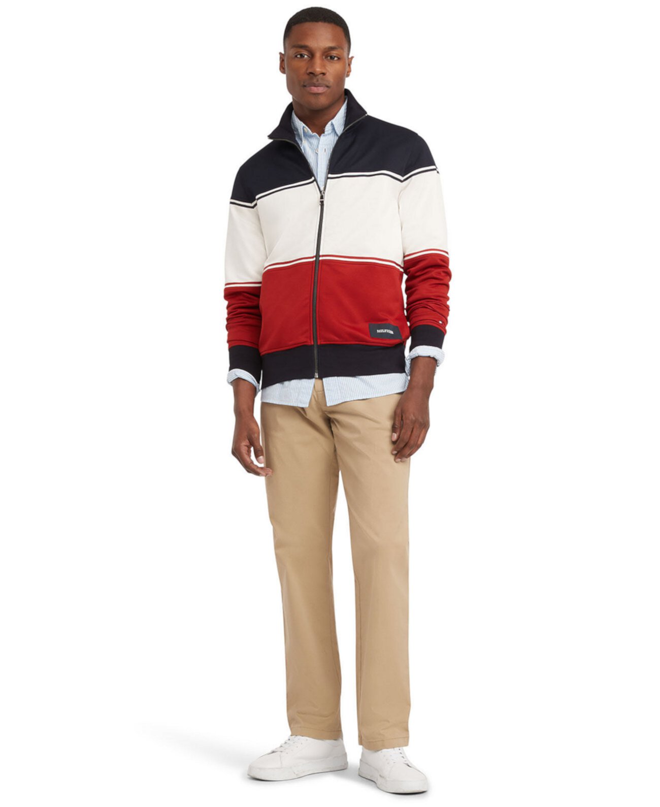 Мужская Толстовка Tommy Hilfiger Colorblocked Zip Tommy Hilfiger