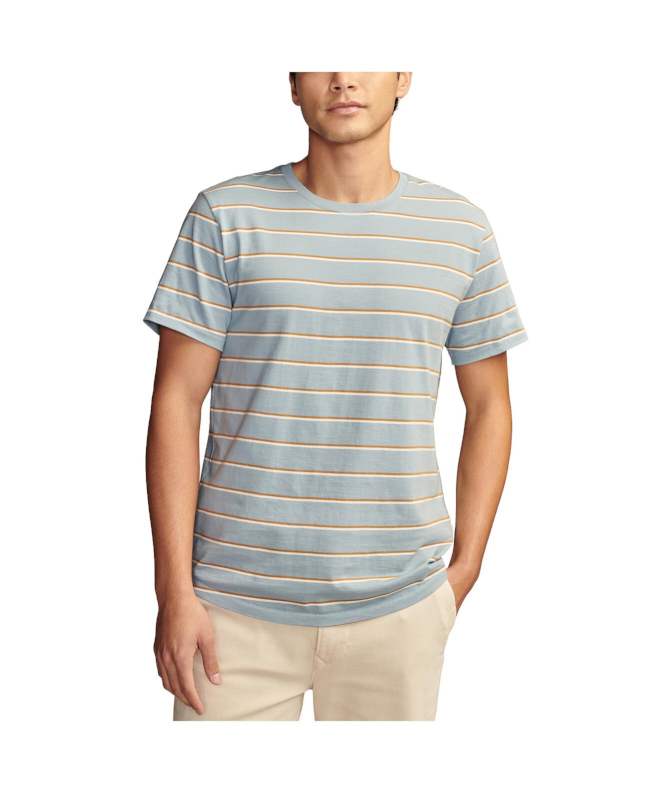 Мужская Повседневная Рубашка Lucky Brand Supima Crew Neck Tee Lucky Brand