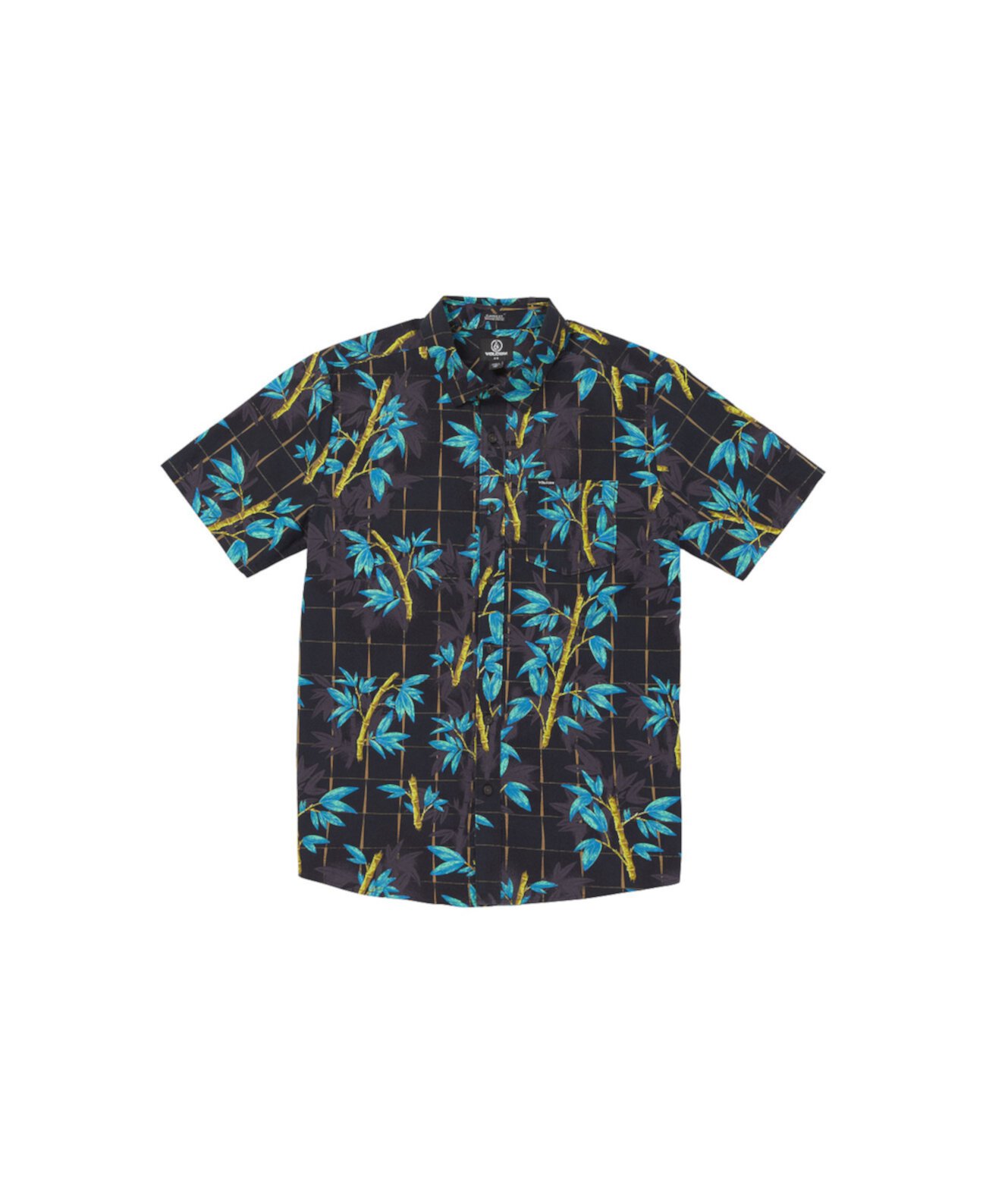 Мужская Повседневная рубашка Volcom Bamboozled Floral Short Sleeve Shirt Volcom