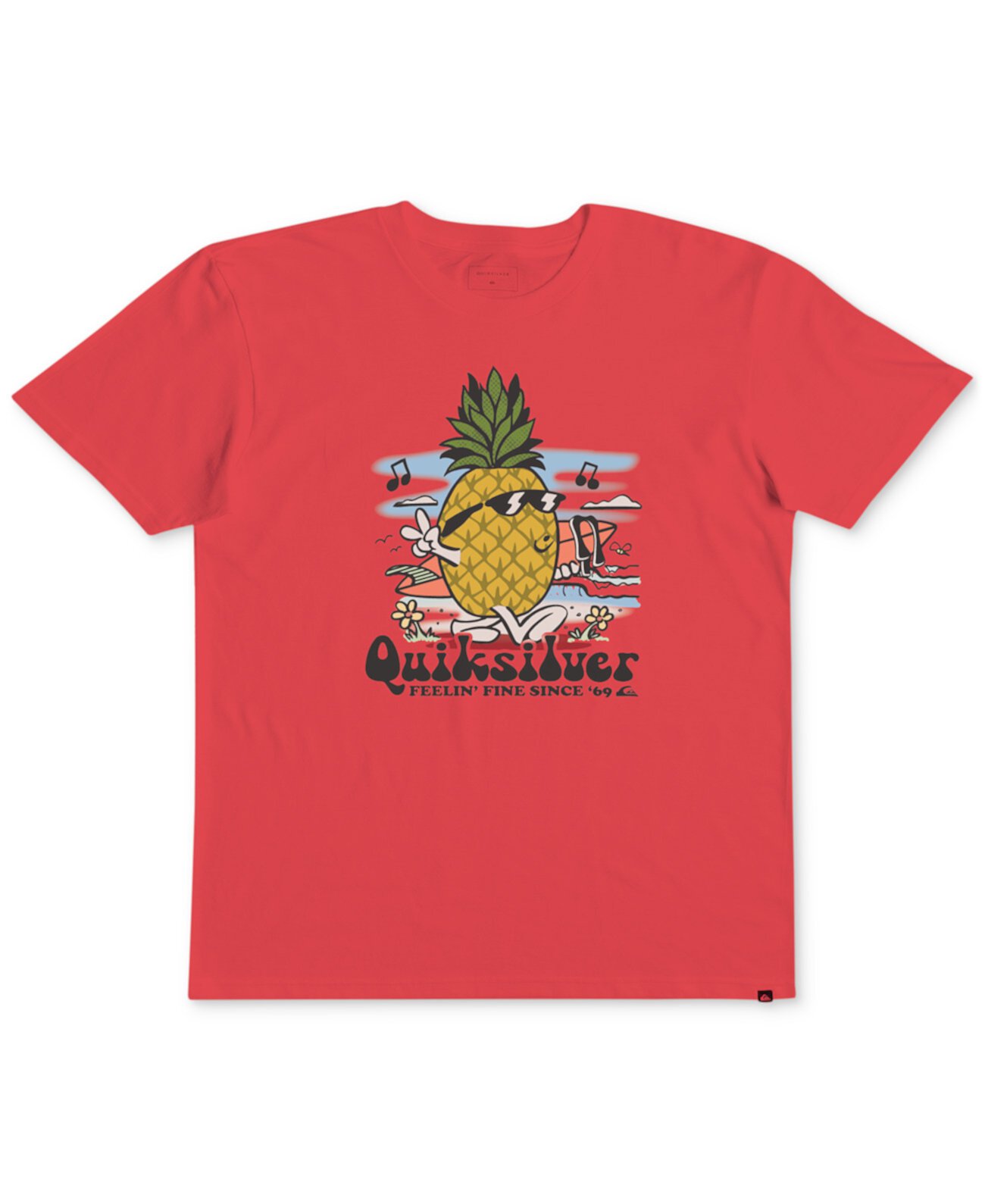 Футболка Quiksilver Для мальчиков Cotton Pineapple Vibes Logo Quiksilver