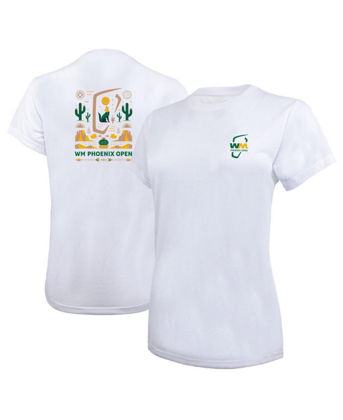 Women's White 2024 WM Phoenix Open Corsica T-shirt Ahead