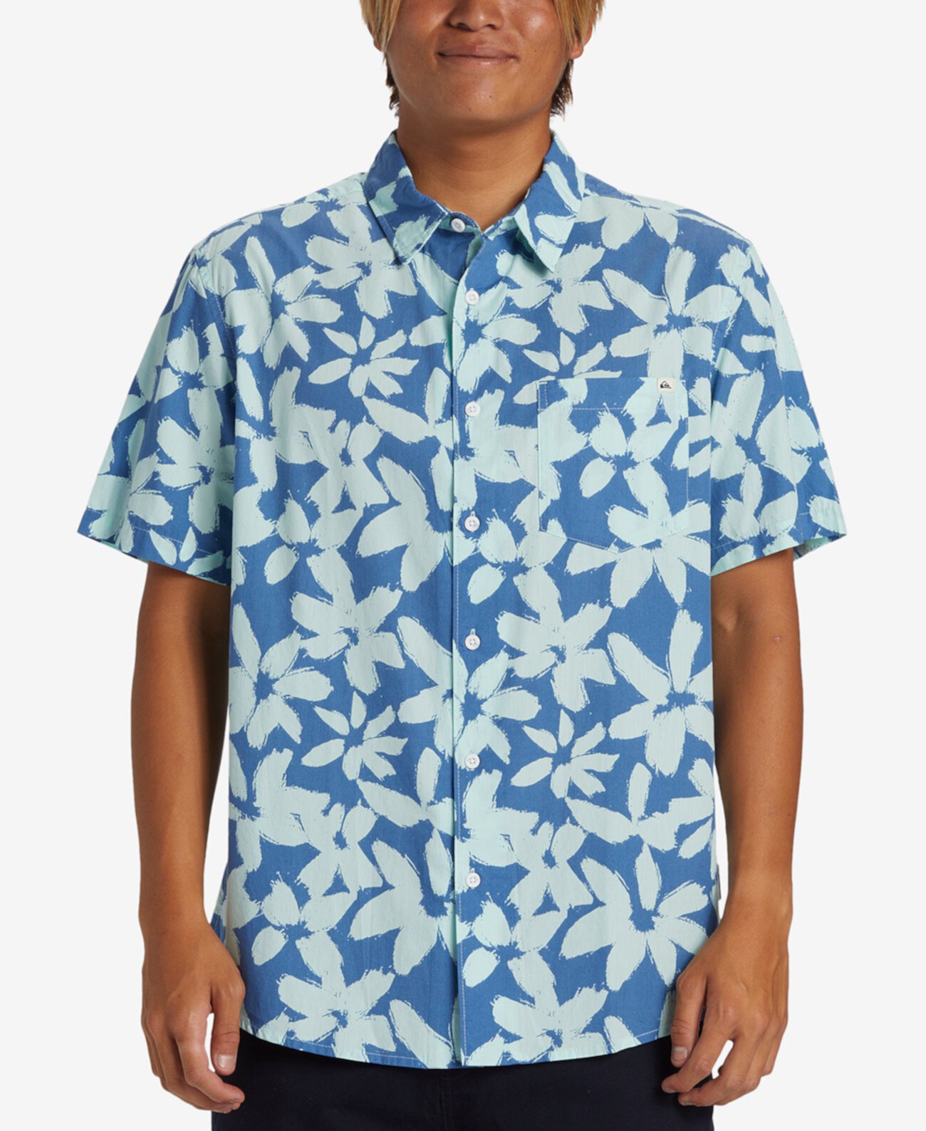 Men's Apero Regular-Fit Printed Button-Down Shirt Quiksilver