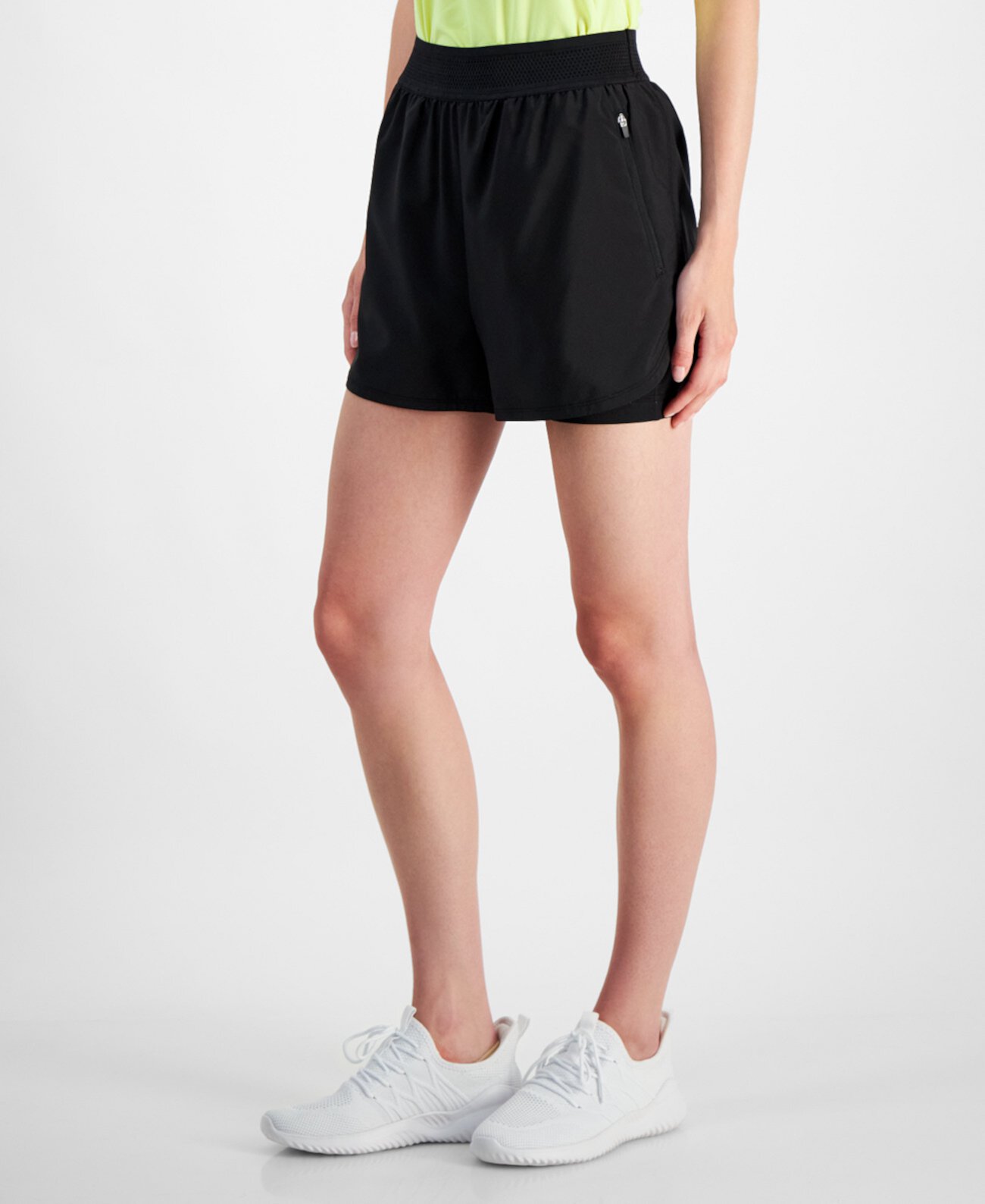 Women's 3-In-1 Layered Running Shorts, Created for Macy's ID Ideology