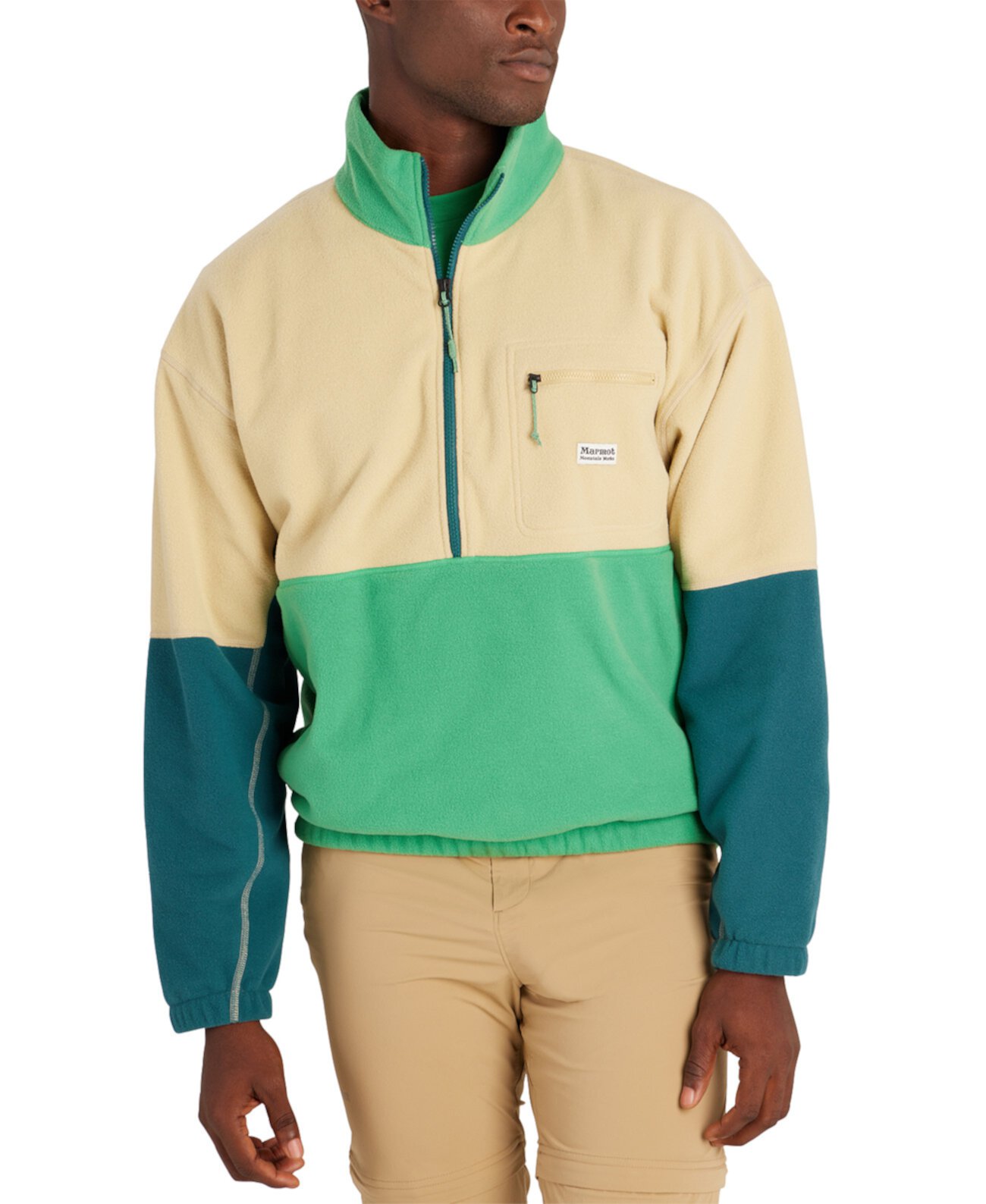 Мужской Толстовка Marmot Retro Rockin Colorblocked 1/2-Zip Marmot