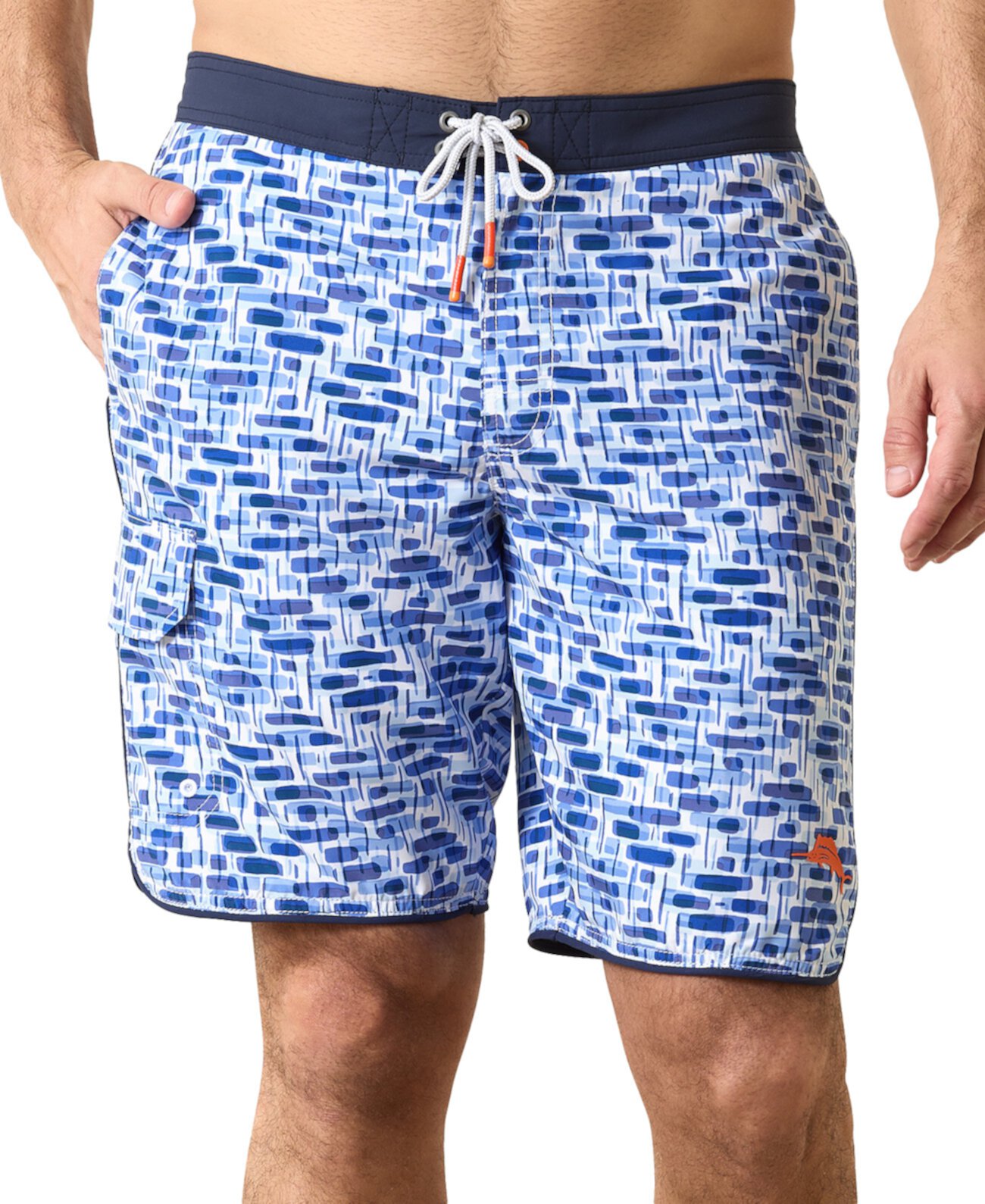 Мужские Шорты для плавания Tommy Bahama Baja Printed 9" Tommy Bahama