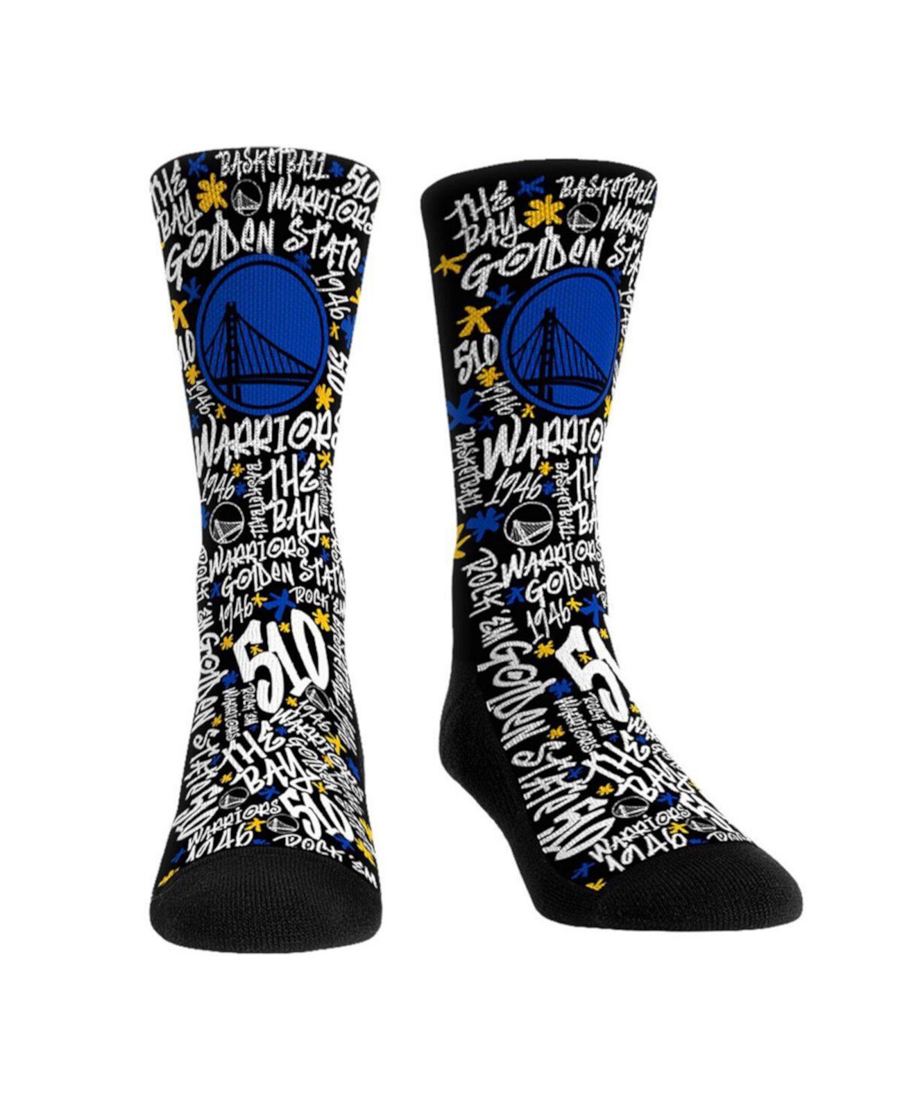  Носки Rock 'Em Golden State Warriors Graffiti Rock 'Em