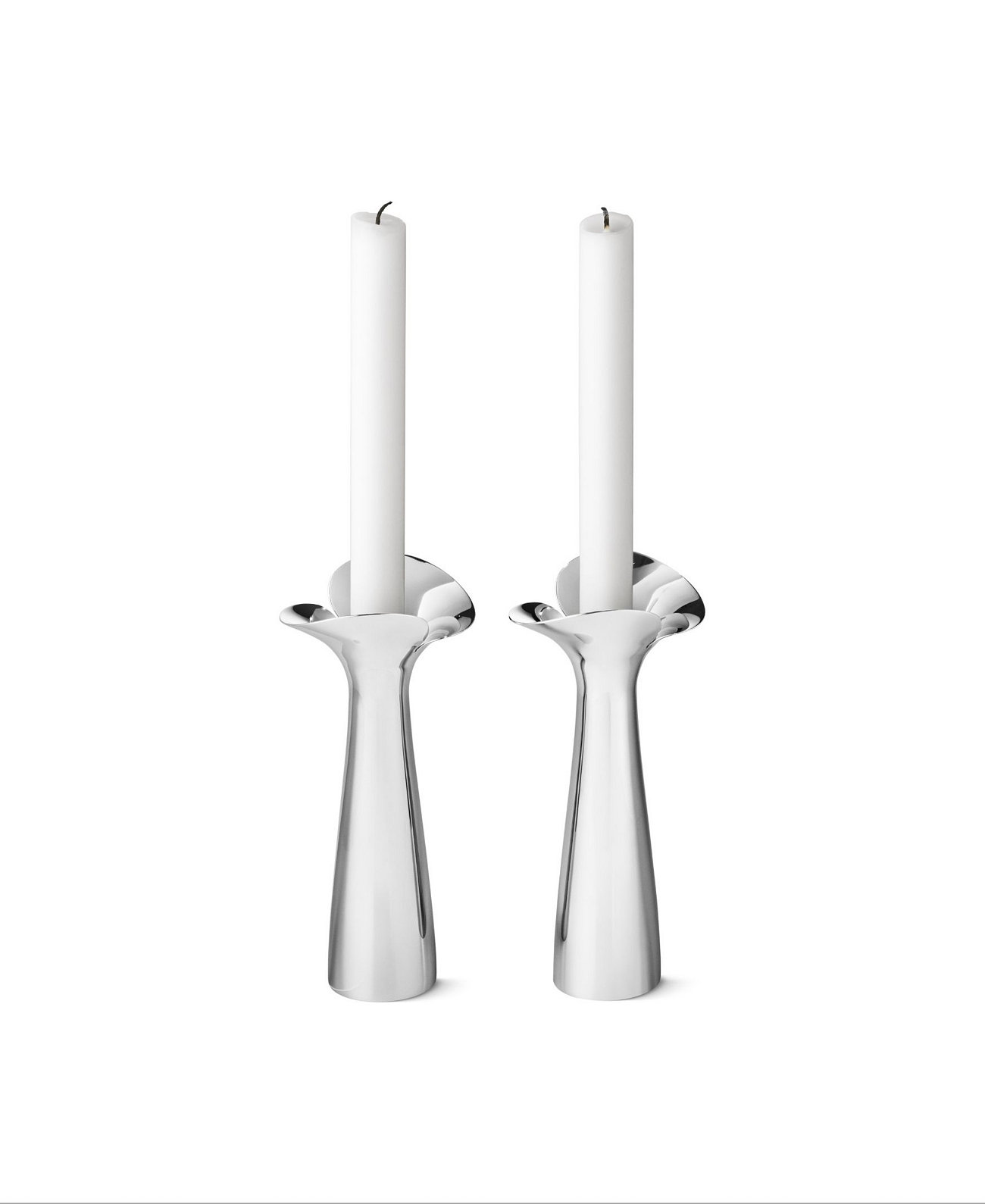 Bloom Botanica Candleholder, 2 Piece Georg Jensen