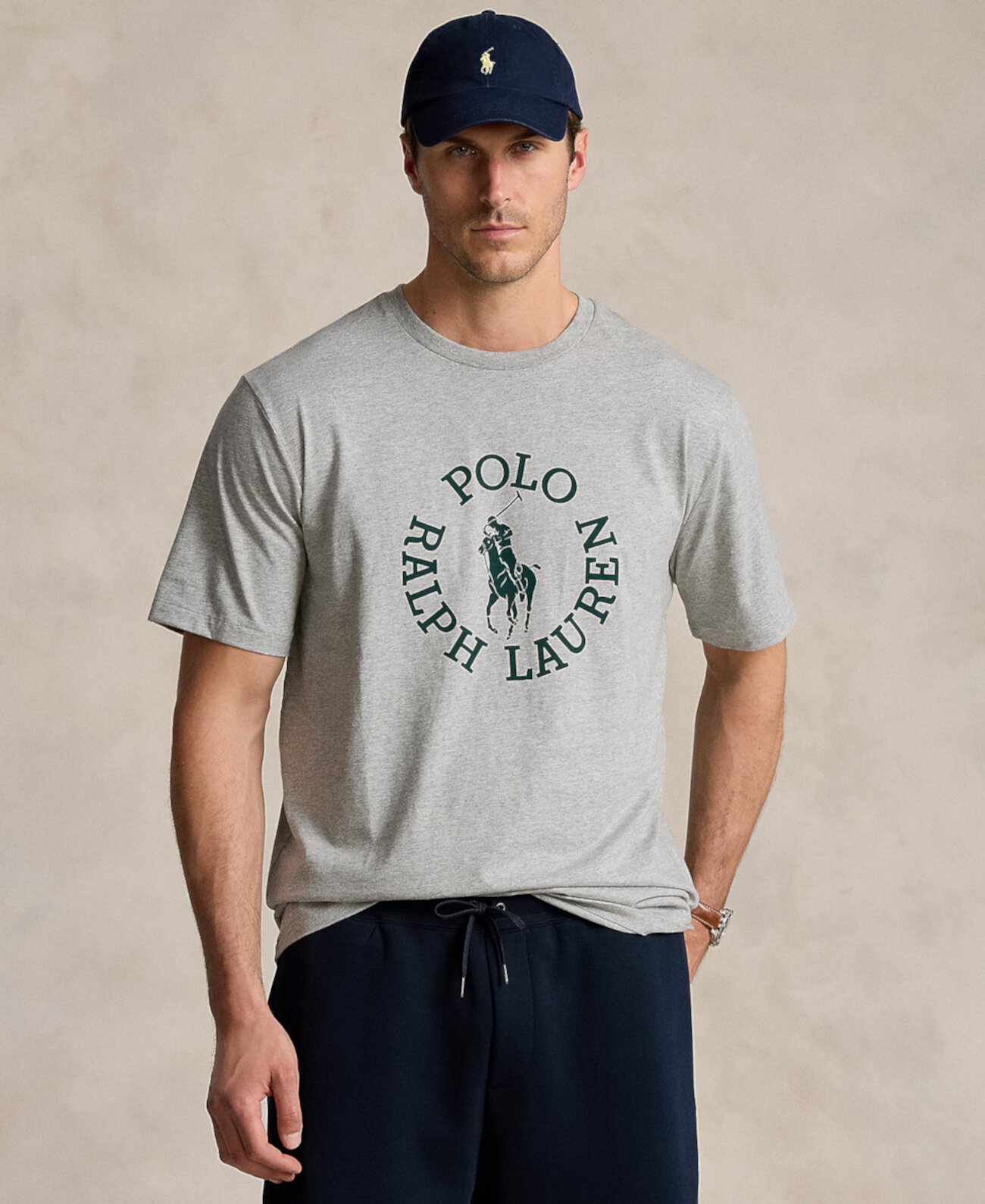 Мужская Футболка Polo Ralph Lauren Big Pony Logo Jersey Polo Ralph Lauren