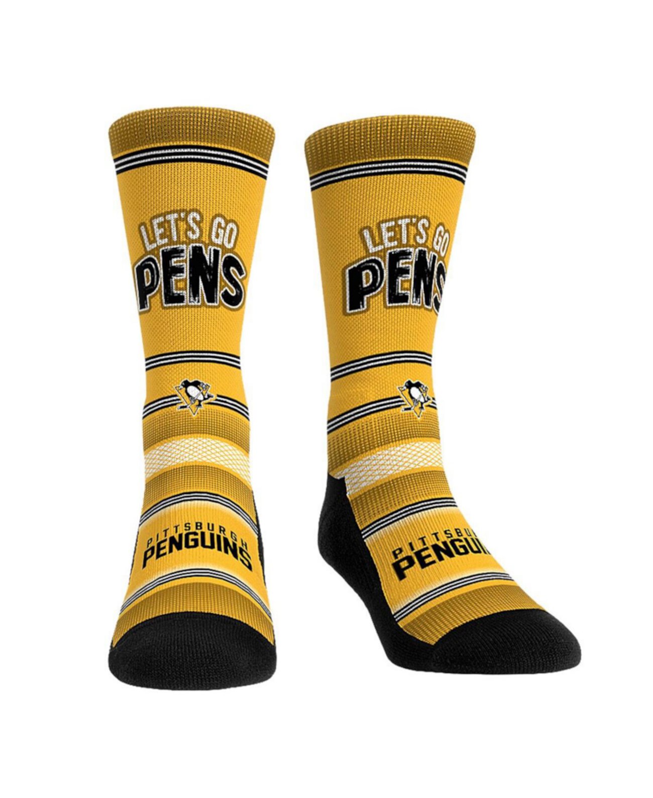  Носки Rock 'Em Pittsburgh Penguins Team Slogan Rock 'Em