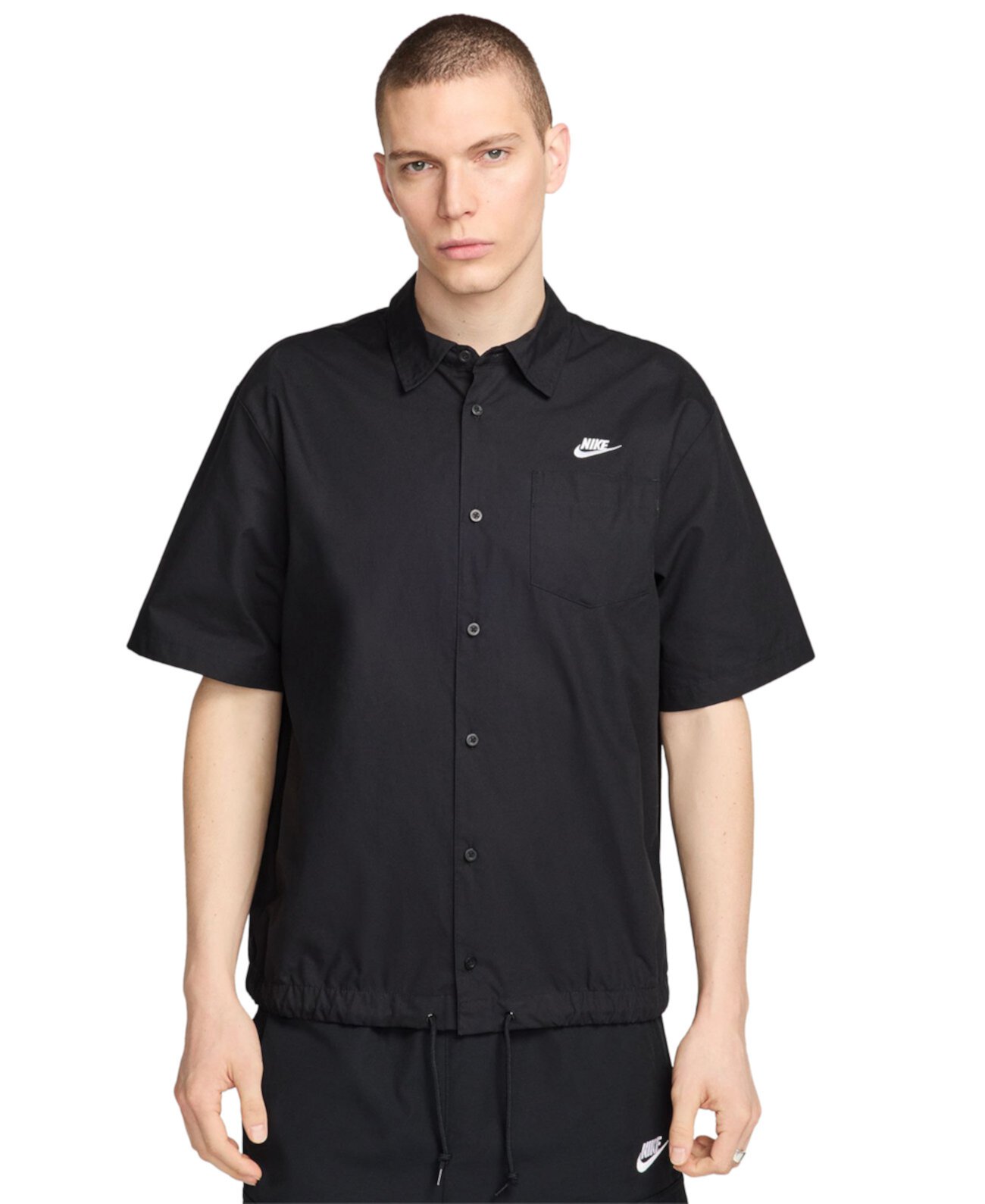 Мужская Футболка Nike Club Oxford Button-Up Logo Nike