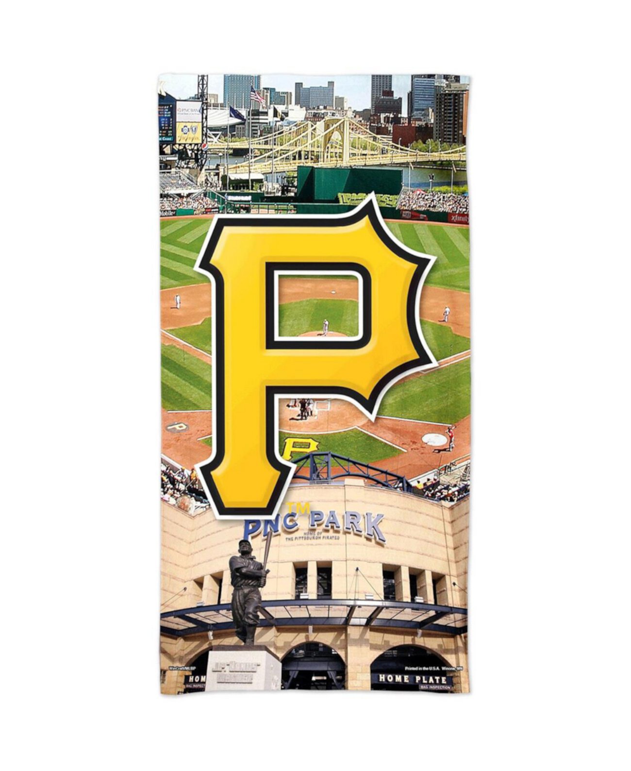 Pittsburgh Pirates 30" x 60" Ballpark Spectra Beach Towel Wincraft