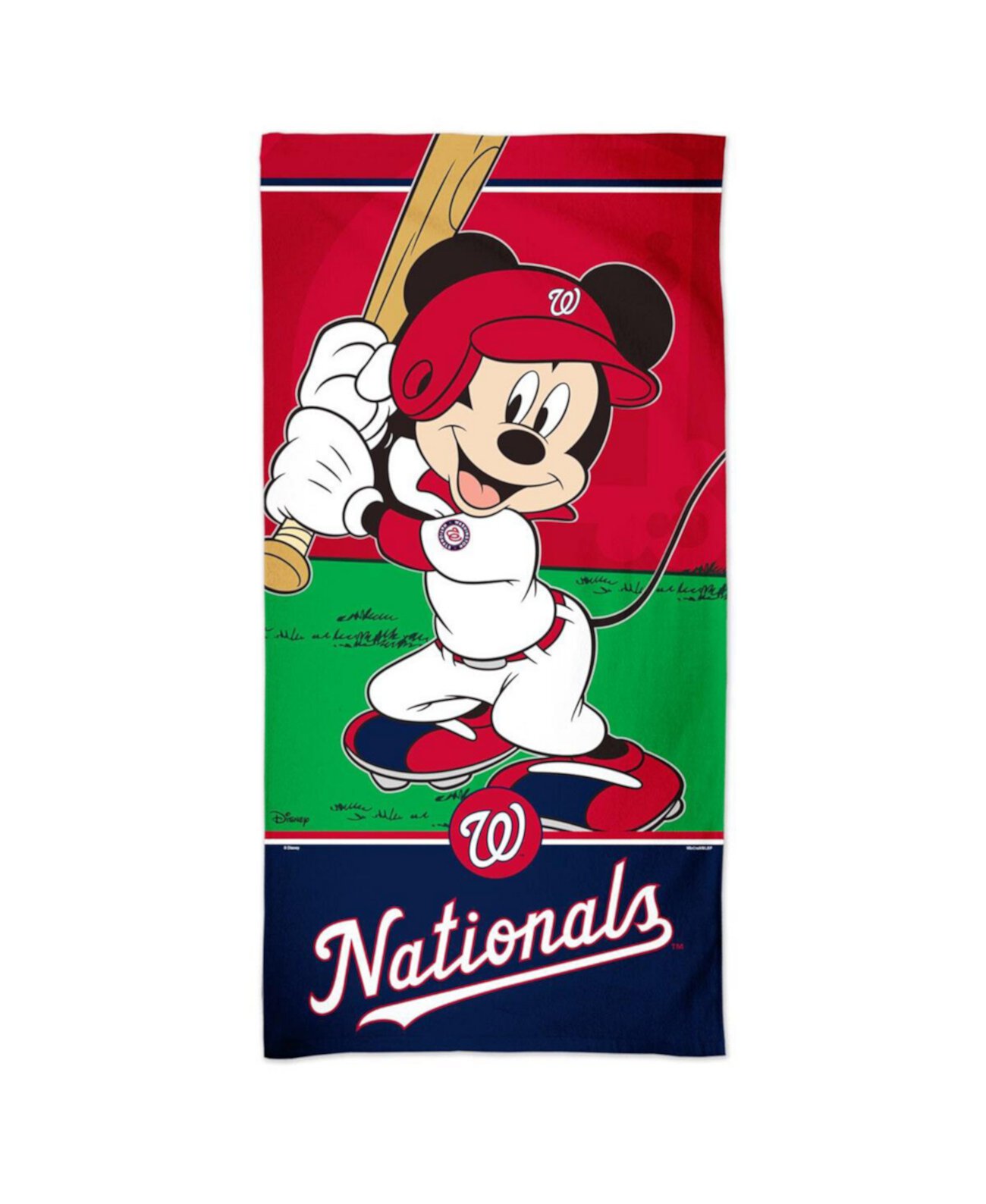 Washington Nationals 30'' x 60'' Disney Spectra Beach Towel Wincraft