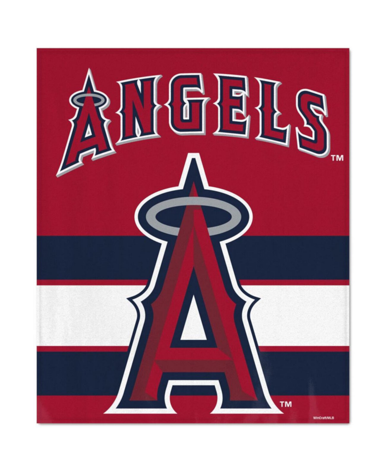 Los Angeles Angels Ultra Plush 50" x 60" Throw Blanket Wincraft