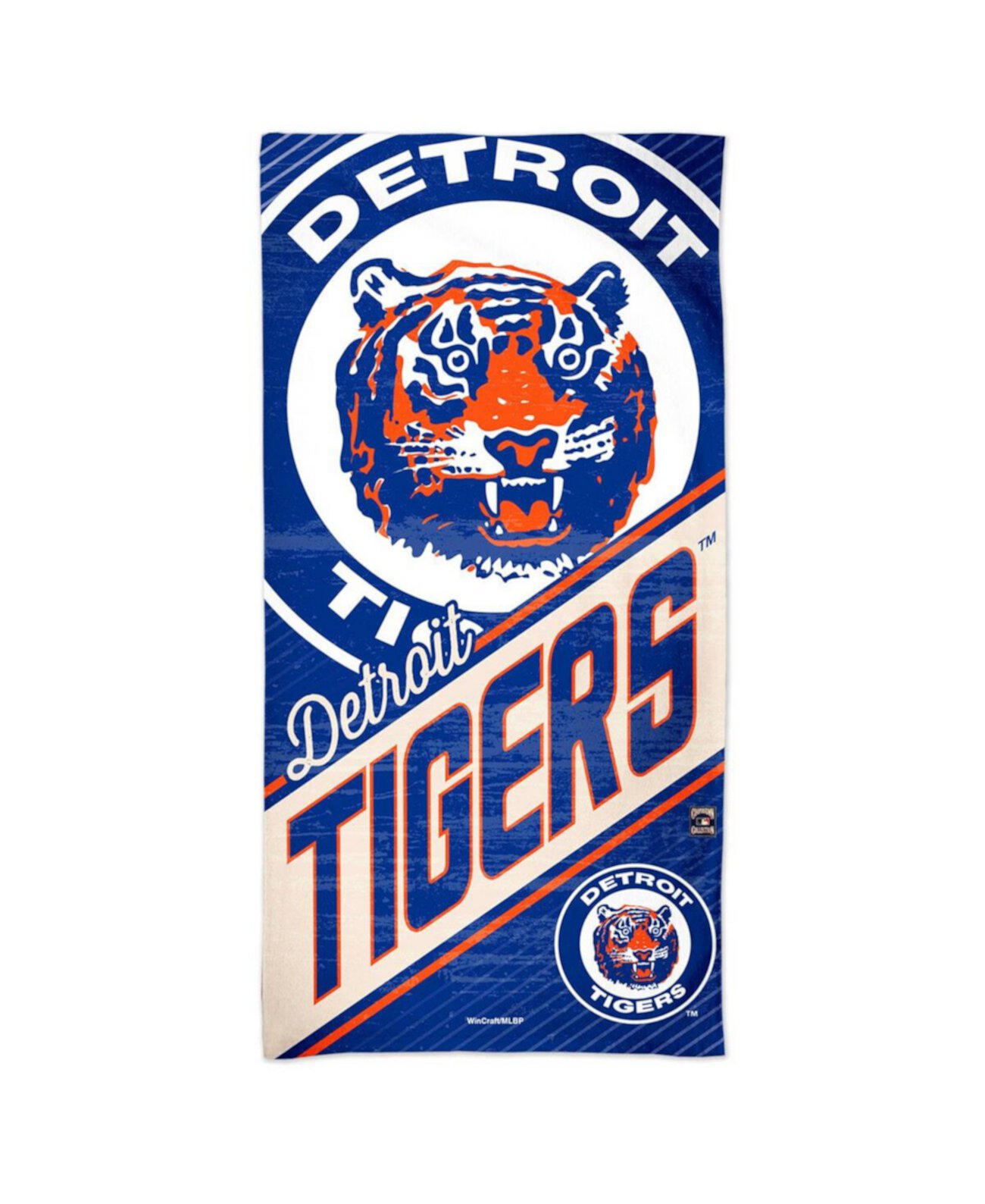 Detroit Tigers 30'' x 60'' Cooperstown Collection Spectra Beach Towel Wincraft