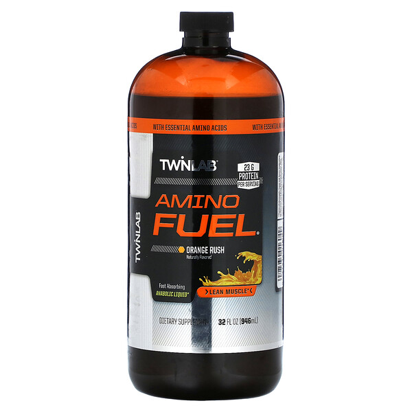 Amino Fuel, Orange Rush, 32 fl oz (946 ml) Twinlab