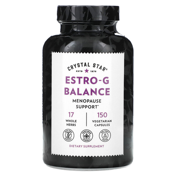 Estro-G Balance, 150 Vegetarian Capsules Crystal Star