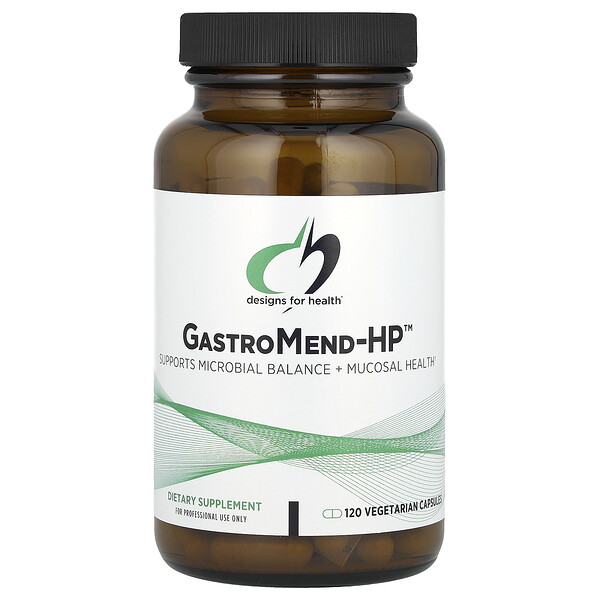 GastroMend-HP™, 120 Vegetarian Capsules Designs for Health