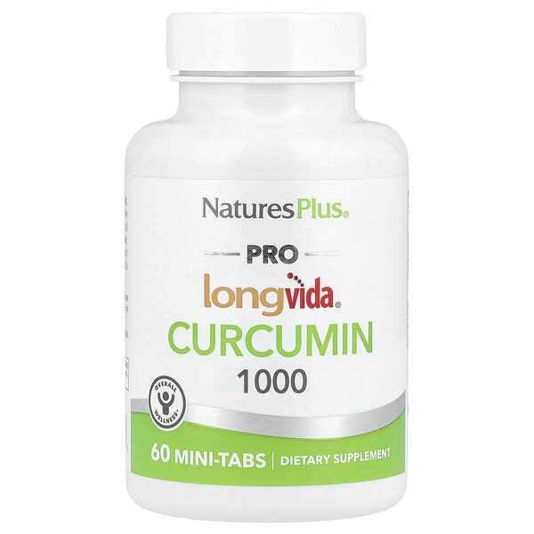 Pro Longvida®, Curcumin 1000, 60 Mini-Tabs NaturesPlus