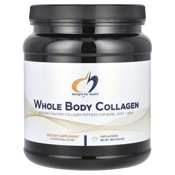 Whole Body Collagen, Unflavored, 13.8 oz (390 g) Designs for Health