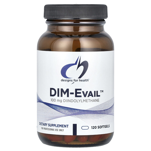 DIM-Evail™, 100 mg, 120 Softgels Designs for Health