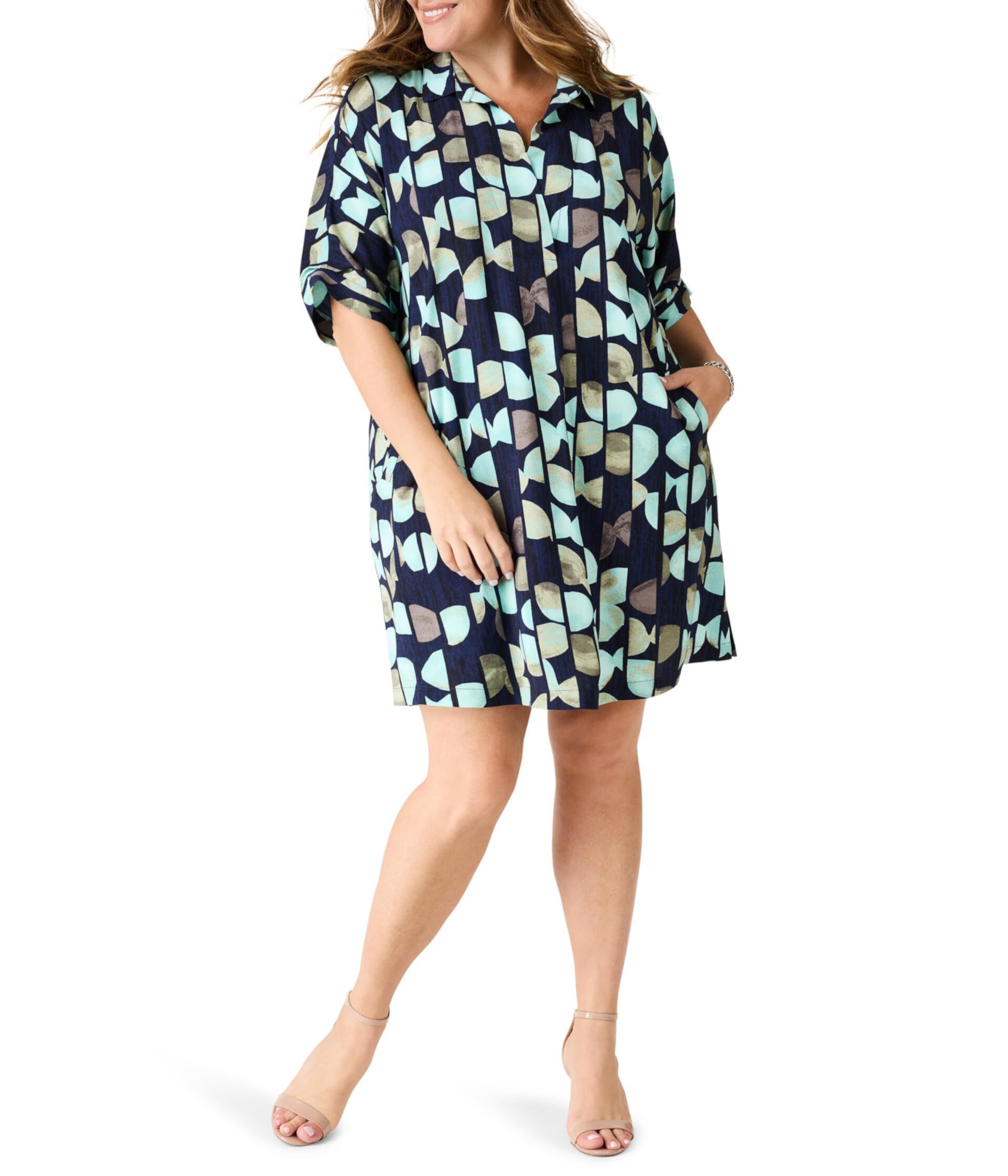 Plus Size Circle Sequence Devon Dress NIC+ZOE