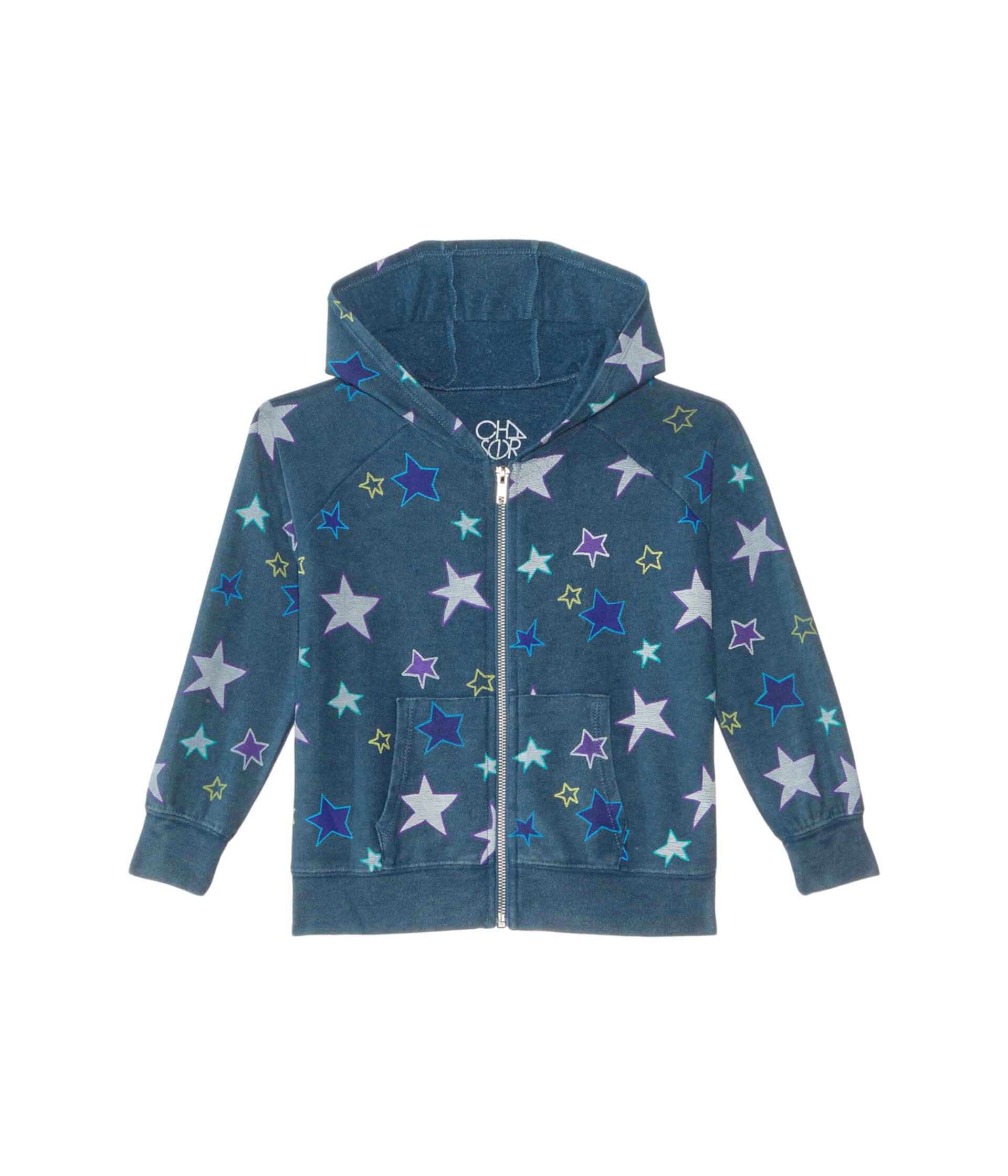 Повседневная Куртка Chaser Для Девочек Embroidery Stars Zip-Up Hoodie Chaser