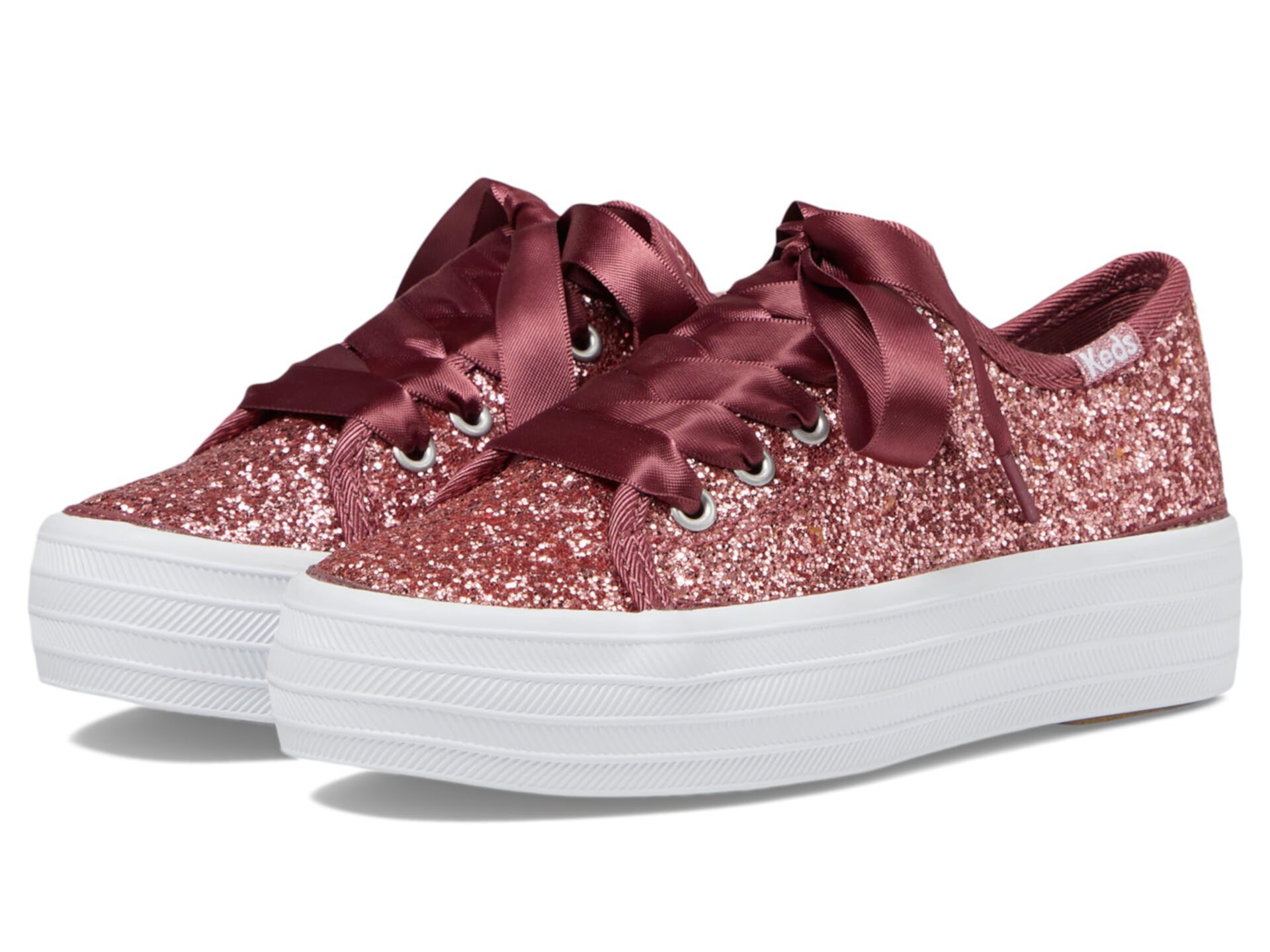 Кроссовки и кеды Keds Kids Для девочек Triple UP Glitter Celebrations Keds Kids