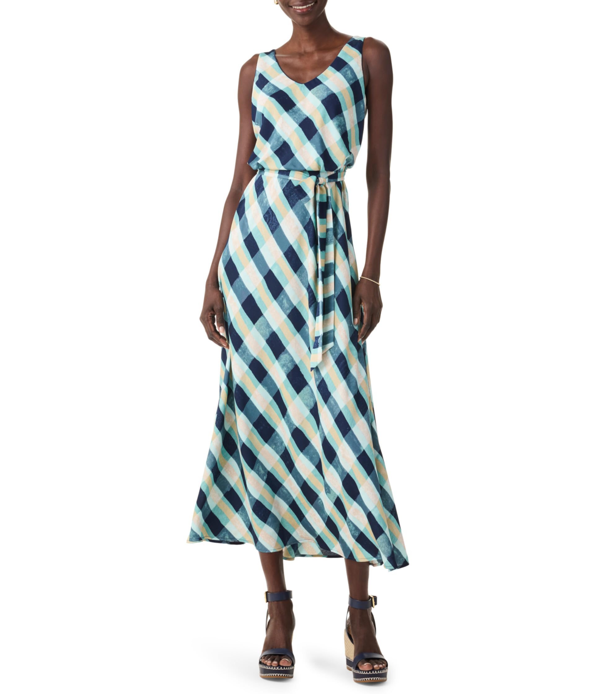 Painted Plaid Bianca Dress NIC+ZOE