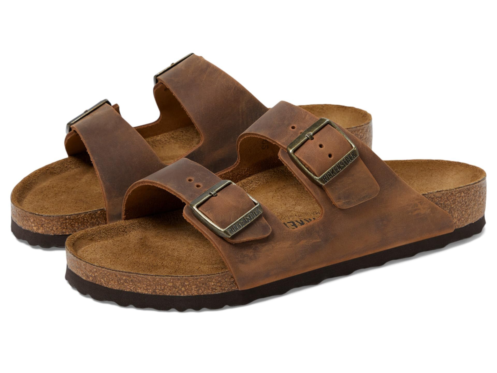 Мужские Сабо и мюли Birkenstock Arizona - из обработанной кожи Birkenstock