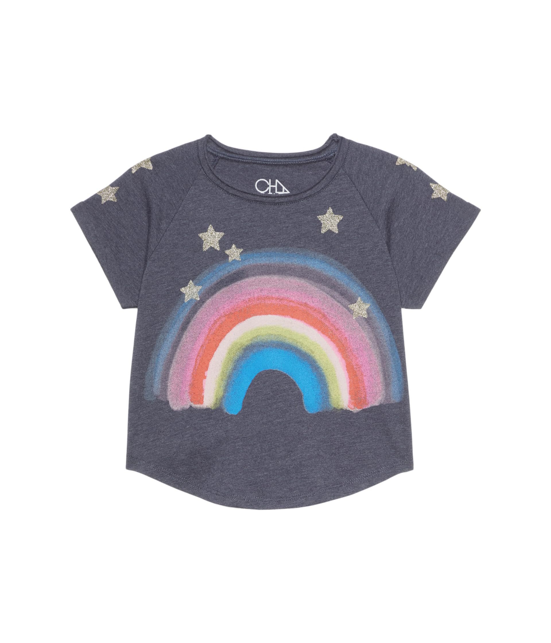 Футболка Chaser Для девочек Painted Rainbow Tee Chaser