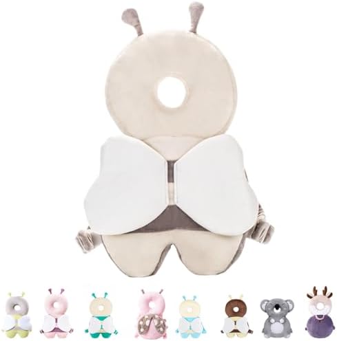 Baby Head Protector Backpack Pillow for Falling Crawling and Walking Toddler Essentials Infant Toys Helmets Baby Lover Gifts for 0.5-3 Years 6-12 months (Grey_Koala) Raelitego