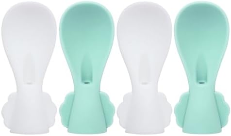 Infant Feeding Essentials & Baby Food Pouches Attachable Toppers: Seamless, Non-Drip Spoons for Baby's Diet, Compatible with Assorted Pouch Forms, Perfect for Infants 3+ Months, Pack of 5 Miniguysa