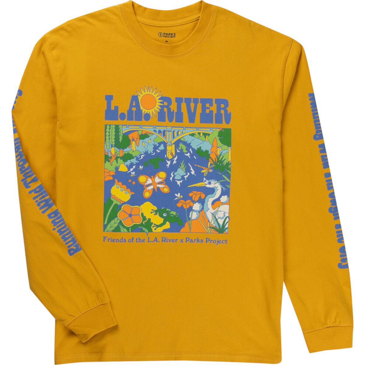 Welcome to LA River Long-Sleeve T-Shirt Parks Project