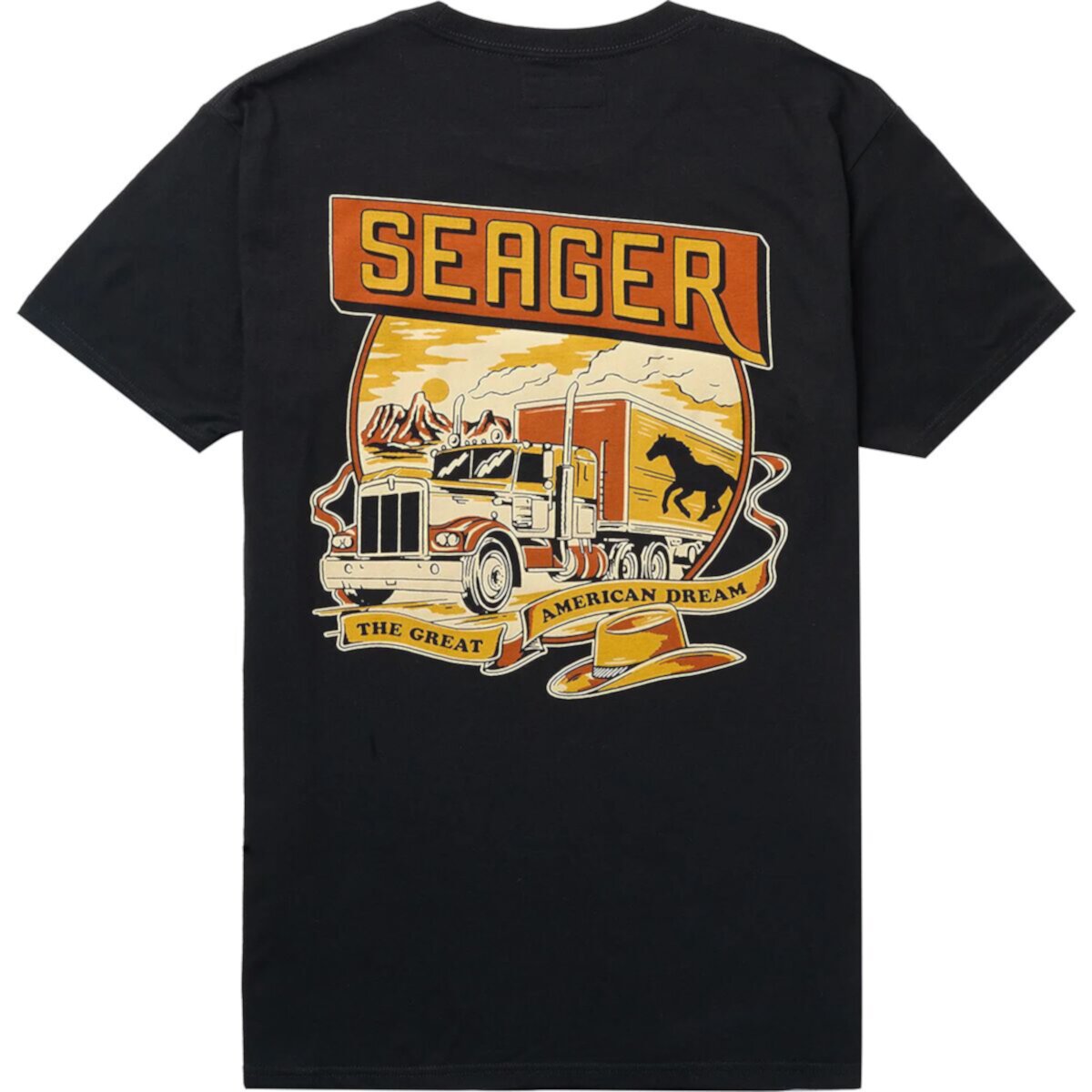 Мужская Футболка Seager Co. Trucking Seager Co.