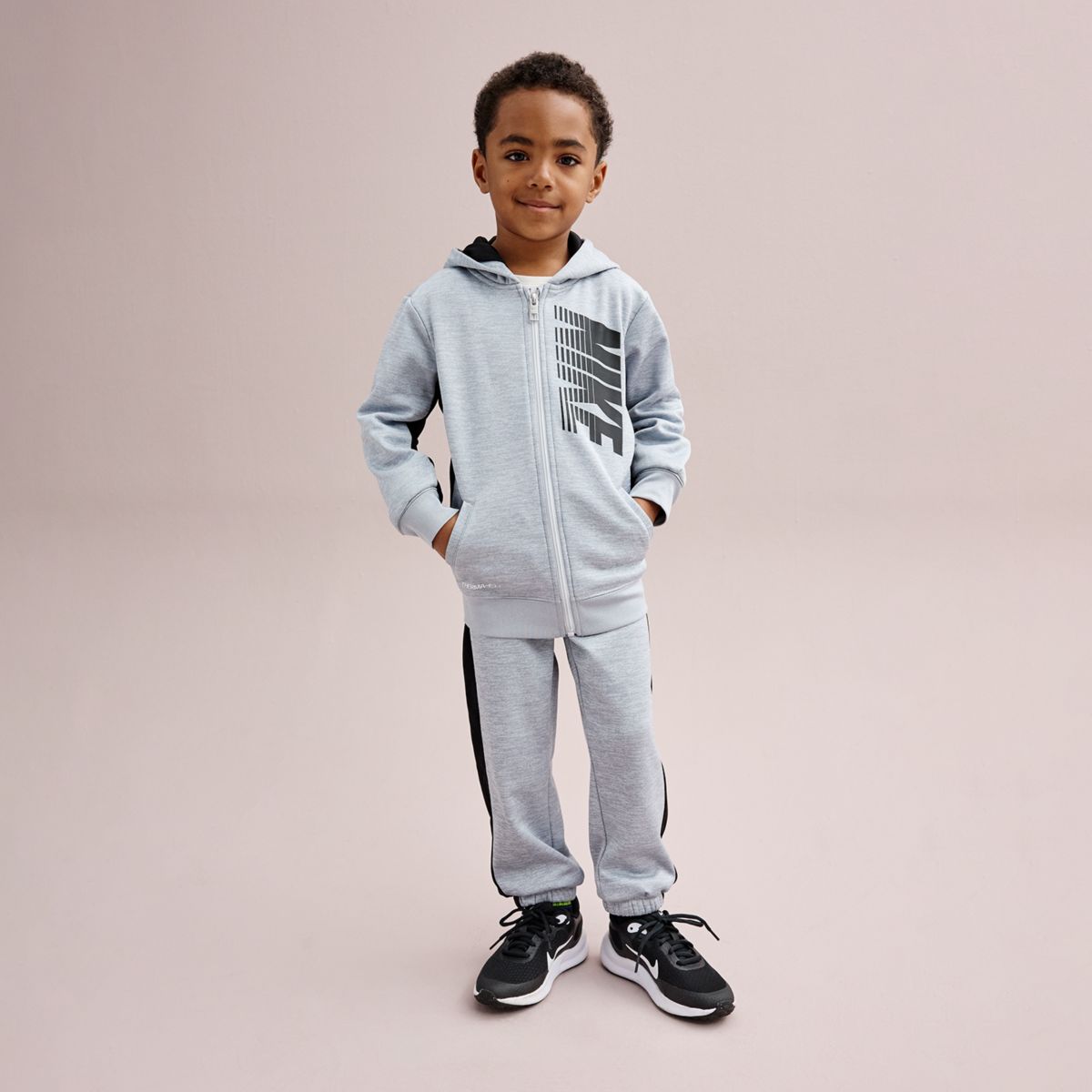Детский Комплект Одежды Nike Therma Флисовый Толстовка и Брюки Джоггеры Для Мальчиков Nike