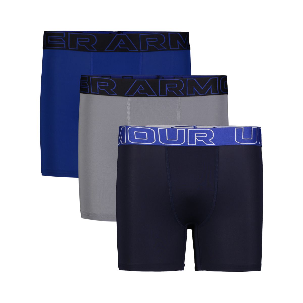 Трусы Under Armour Для Мальчиков 3-Пачки Performance Tech Solid Boxer Brief Set Under Armour