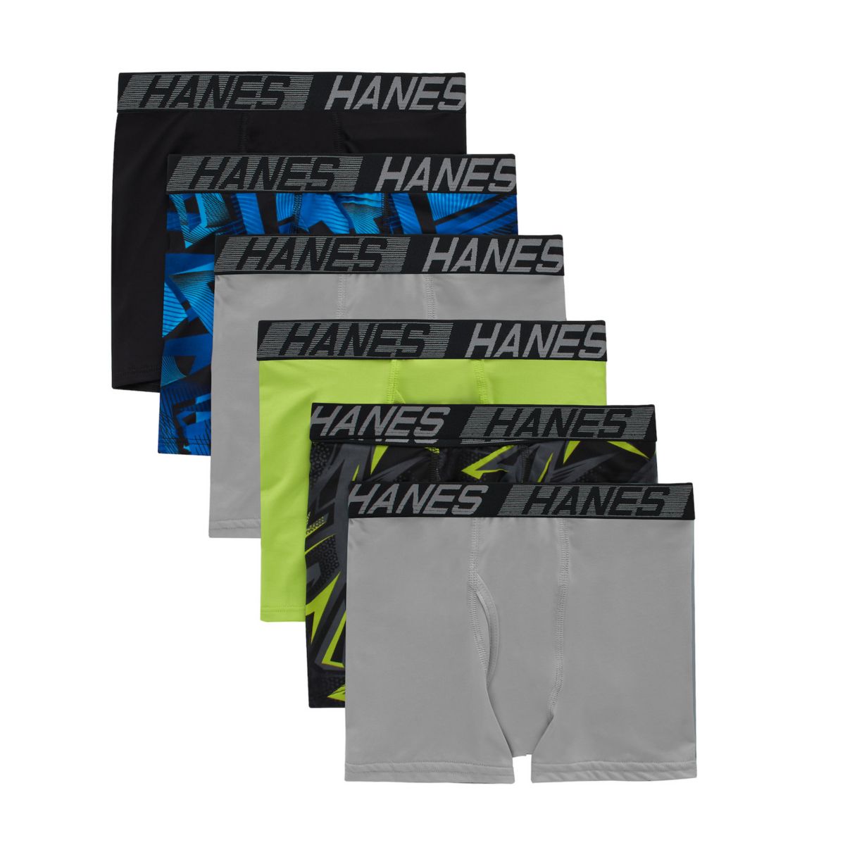 Трусы Hanes Для мальчиков 6-Pack Sport X-Temp Stretch Hanes