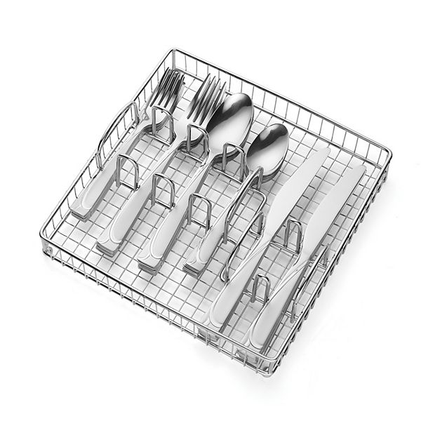 Cambridge Mena Frost 40-pc. Flatware Set with Buffet Cambridge