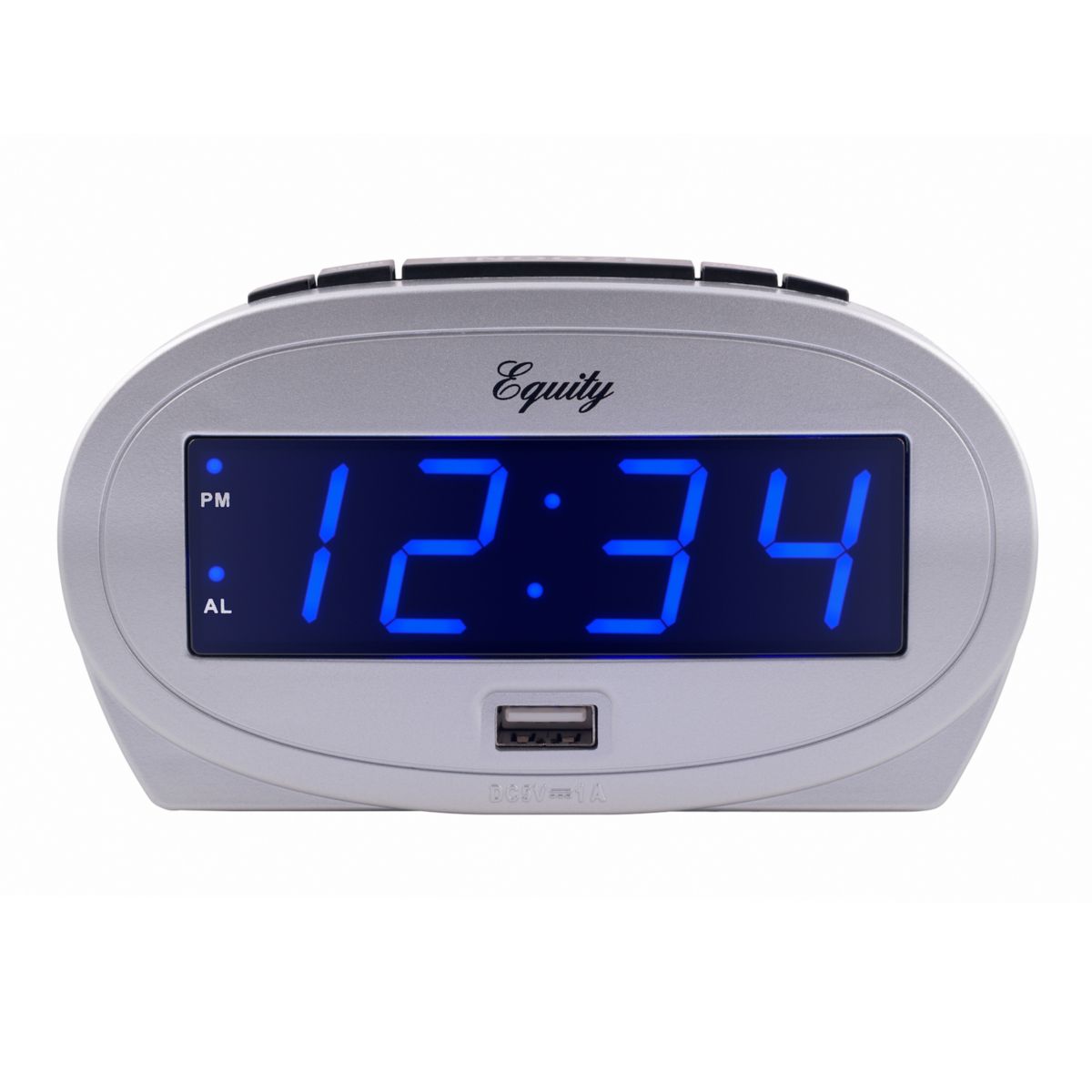 La Crosse Technology Equity 0.9-in. LED Alarm Clock with USB Charge Port La Crosse Technology