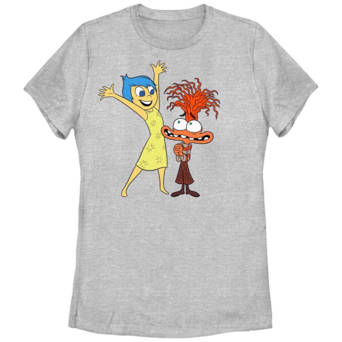 Disney / Pixar's Inside Out 2 Joy And Anxiety Juniors' Graphic Tee Disney