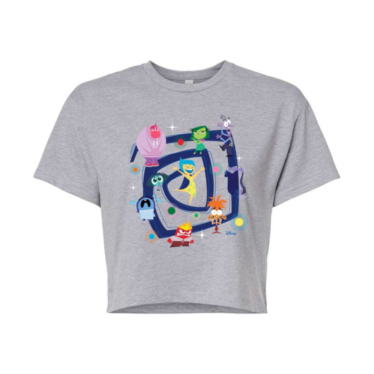 Disney / Pixar's Inside Out 2 Juniors' Group Cropped Tee Disney