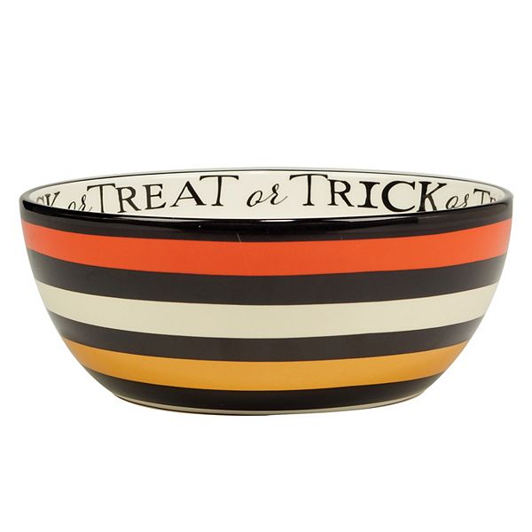 Certified International Spooky Halloween Deep Trick-Or-Treat Bowl Certified International