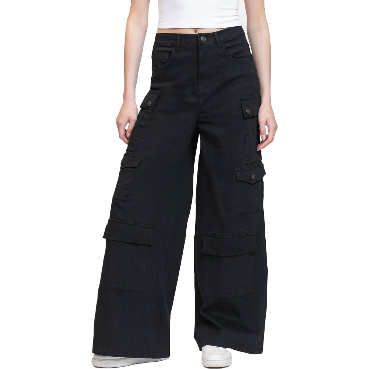 Детские Джинсы с высокой талией Madden Girl Cargo Wide Leg Madden Girl