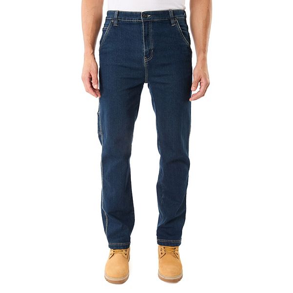 Мужские Повседневные брюки Smith's Workwear Big & Tall Stretch Relaxed Fit Carpenter Jeans Smith's Workwear