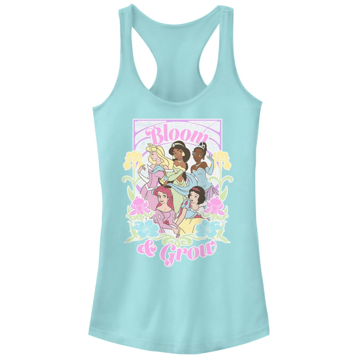 Disney Princess Juniors' Bloom And Grow Racerback Tank Top Disney