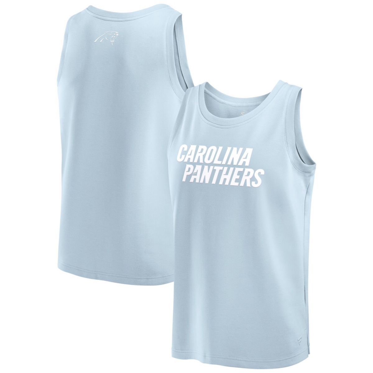 Men's Fanatics Light Blue Carolina Panthers Elements Tank Top Fanatics Brands - White Label