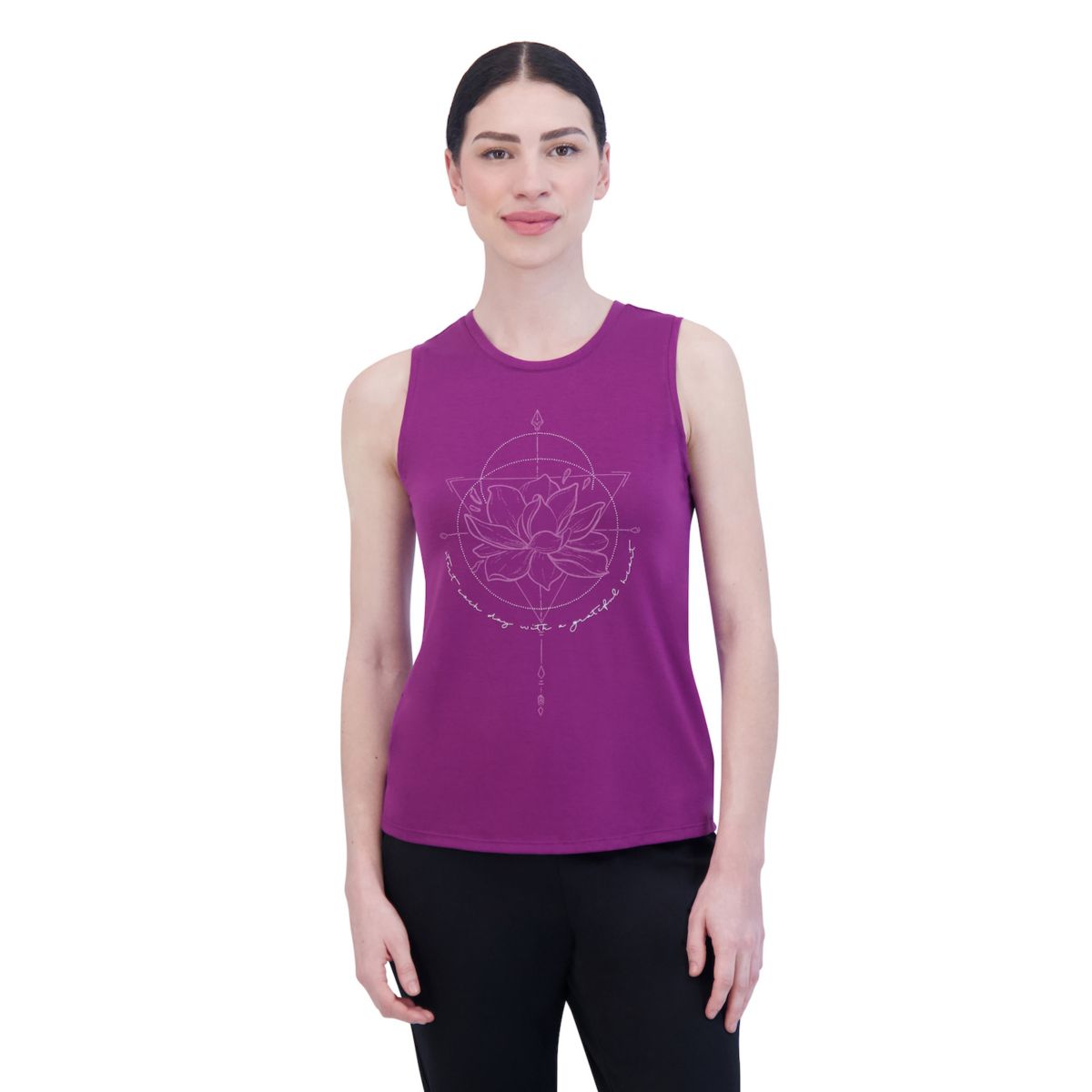 Women's Gaiam Relax Muscle Graphic Tank Gaiam