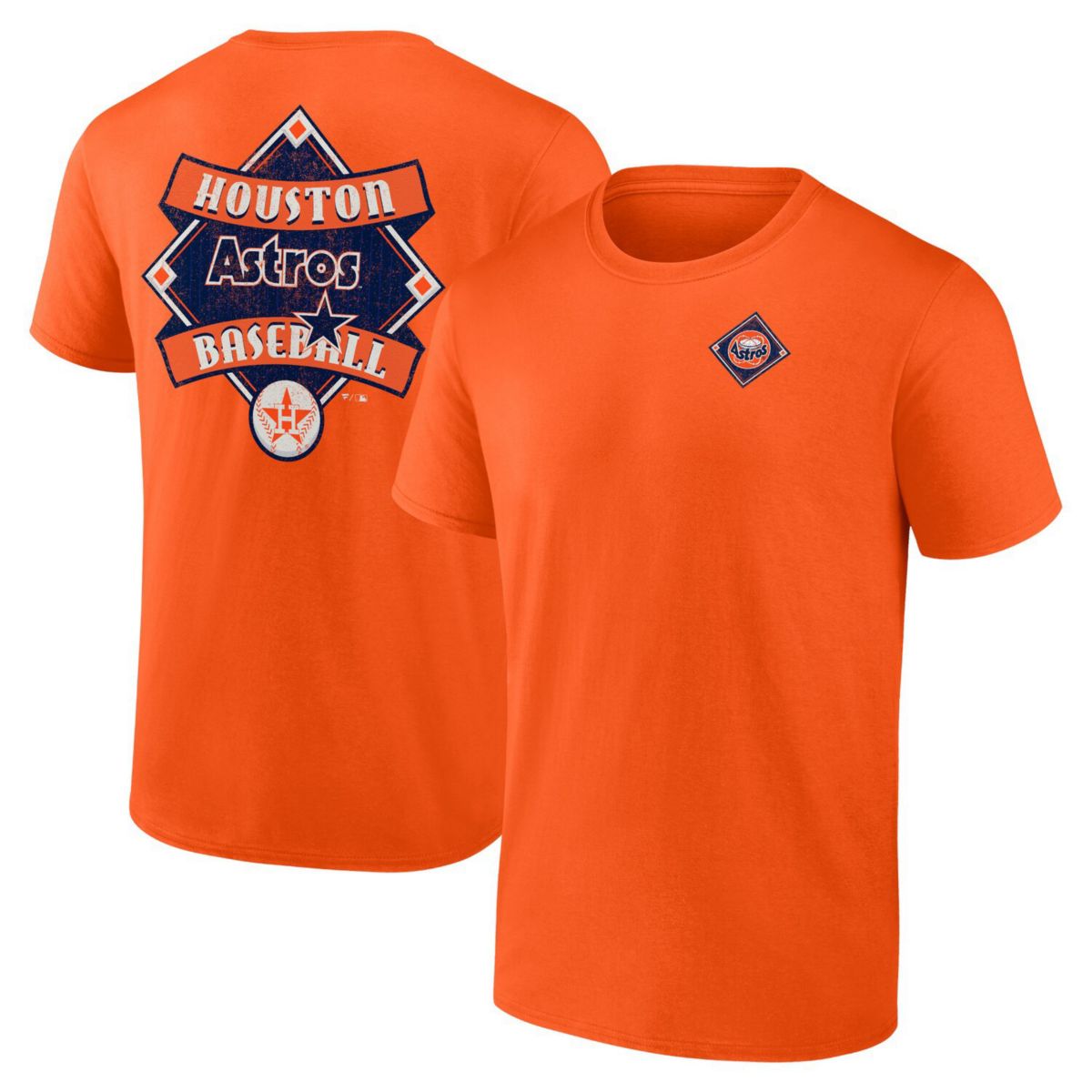 Men's Profile Orange Houston Astros Big & Tall Field Play T-Shirt Profile