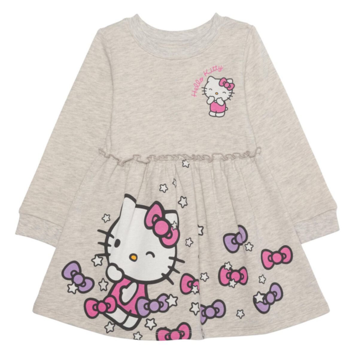 Повседневное Платье Hello Kitty Для Девочек 4-12 Hello Kitty