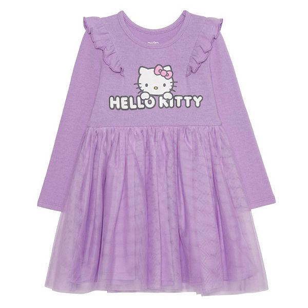 Повседневное Платье Hello Kitty Для Девочек 4-12 лет Hello Kitty